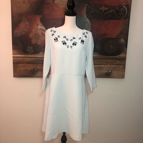 Banana Republic Embellished Dress Size 14P - Picture 8 of 12